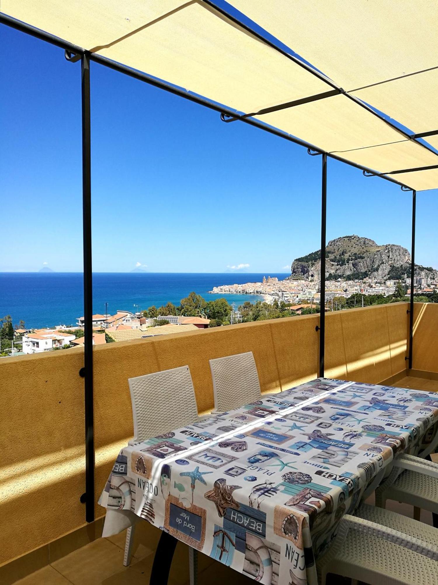 Ferienwohnung Casa Panoramica Santa Lucia Cefalù Exterior foto