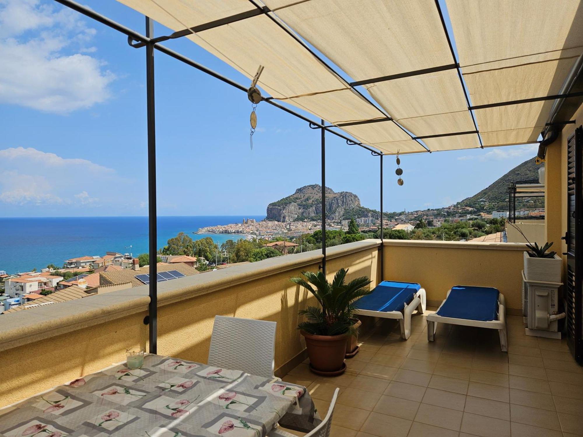 Ferienwohnung Casa Panoramica Santa Lucia Cefalù Exterior foto